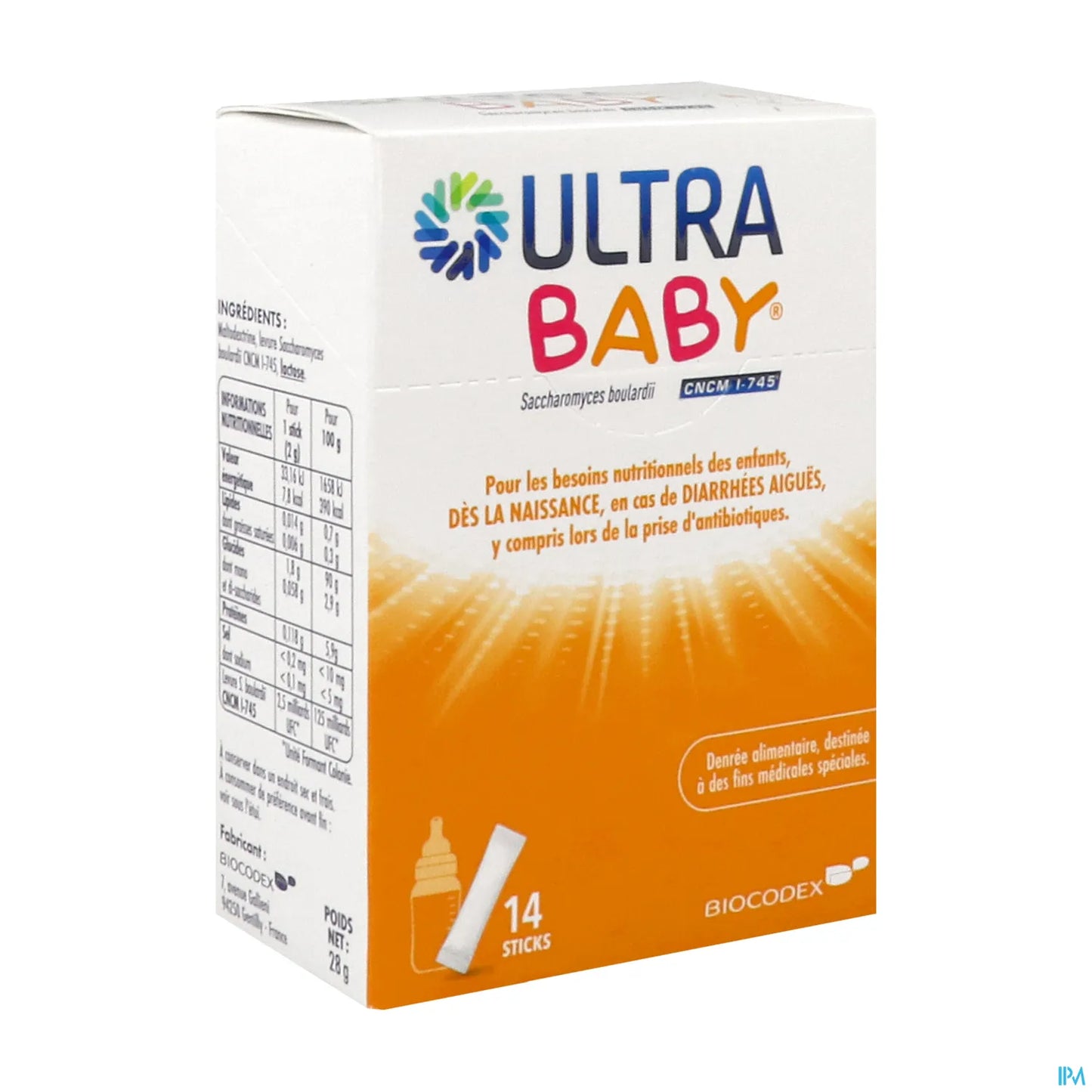Ultra-Baby Antidiarrheal Powder 14 Sticks x 2g