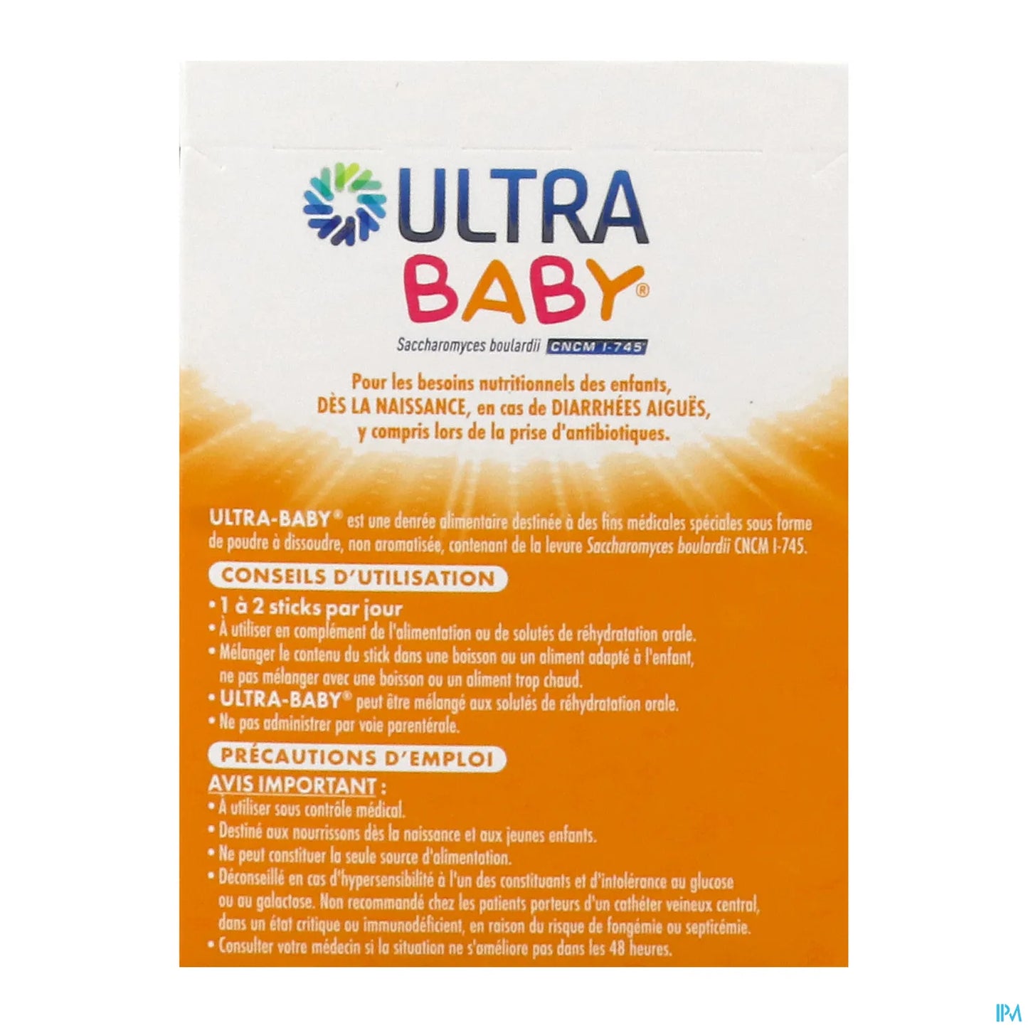 Ultra-Baby Antidiarrheal Powder 14 Sticks x 2g