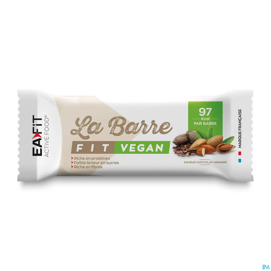 Barretta vegana Fit al cioccolato e mandorle 28 g