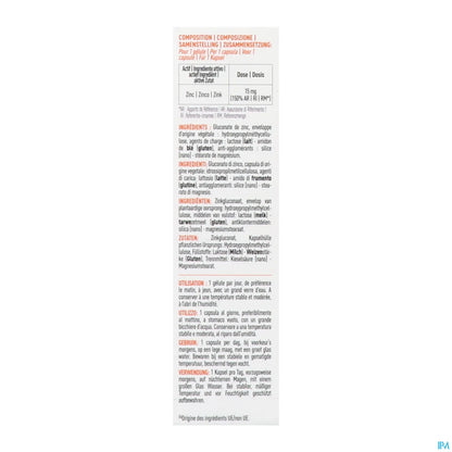 Zinco 15 mg 60 capsule