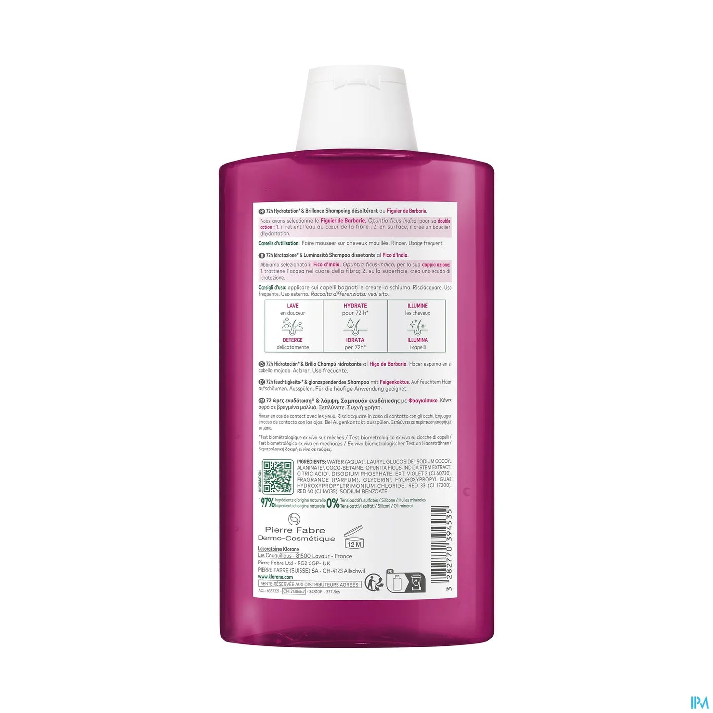 Hydration and Shine Shampoo with Prickly Pear 400ml