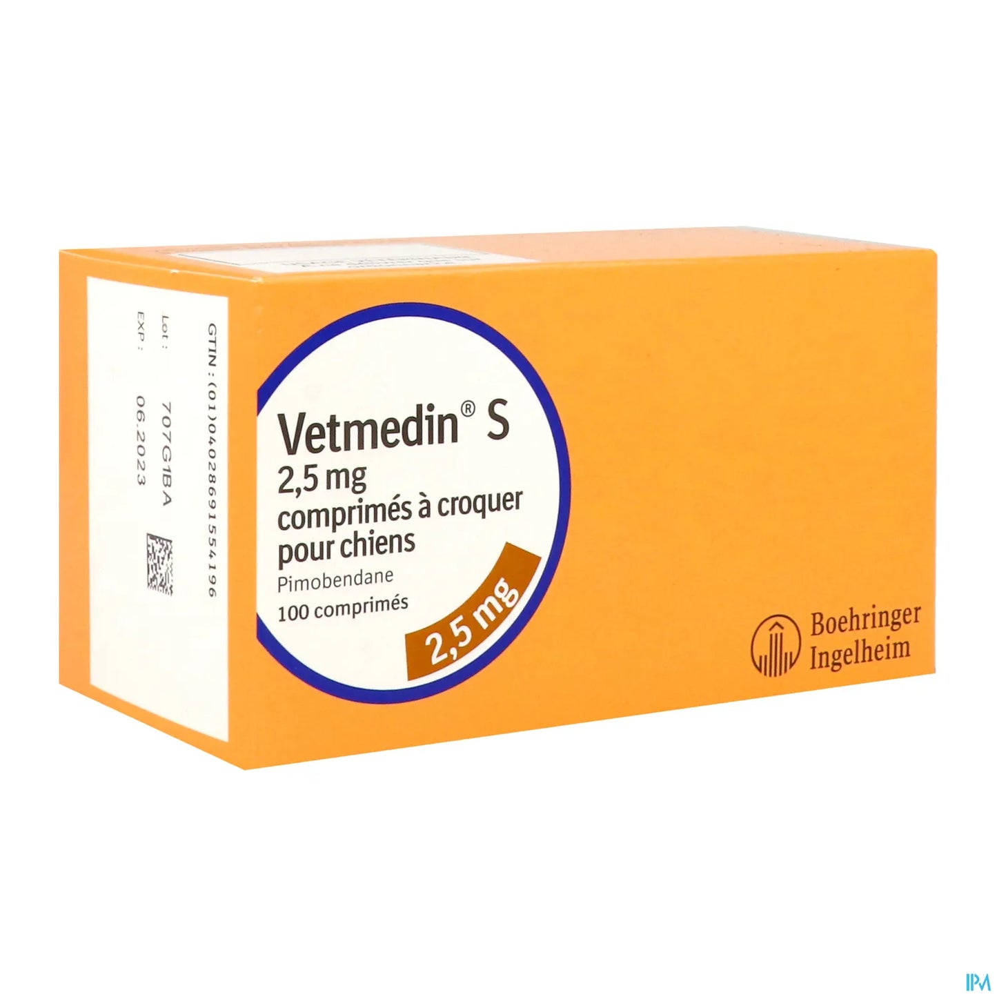Pimobendane 2,5 mg Comprimés à Croquer Boîte de 100