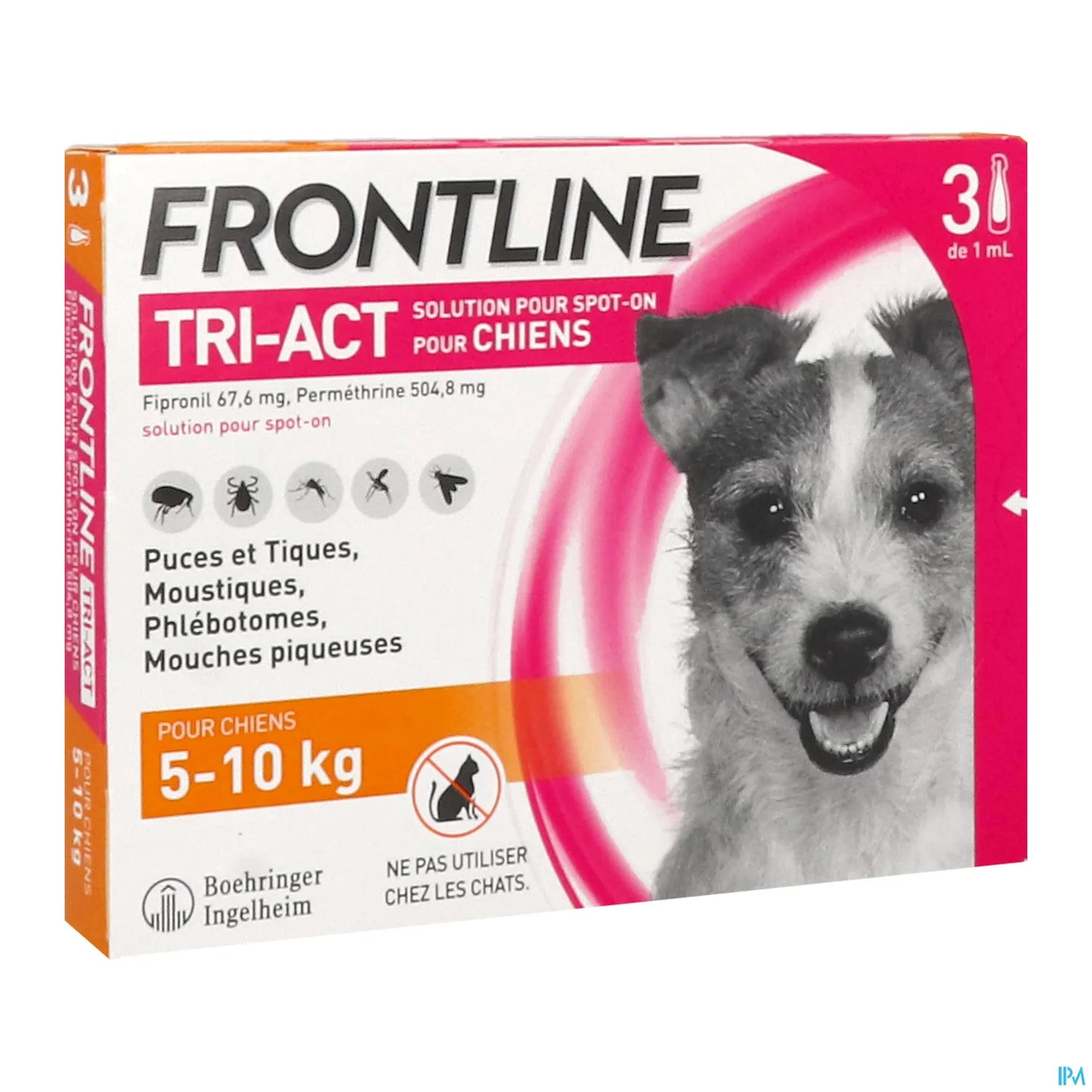 Merial Frontline Tri-Act Dogs 5-10 kg 3 Pipettes