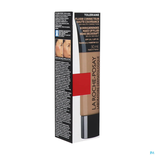 Toleriane Fluide Correcteur Haute Couvrance N12,5 Tube 30 ml