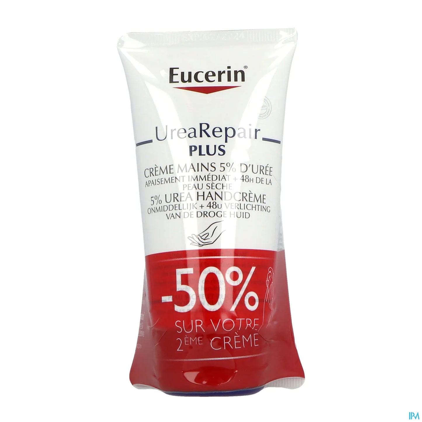 Crema mani UreaRepair PLUS 5% Urea Confezione da 2 x 75 ml