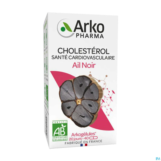 Arkogelules Organic Black Garlic 40 Capsules