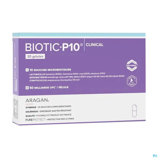 Biotic P10 Clinical Boîte de 20 Gélules