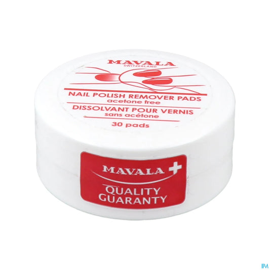 Disques Dissolvant Sans Acétone 30 unités