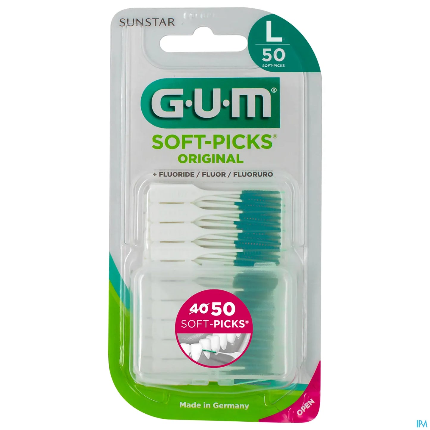 GUM Soft Picks Original Large Interdental Stick 50 Units