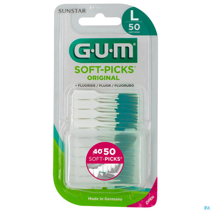 GUM Soft Picks Original Large Interdental Stick 50 Units