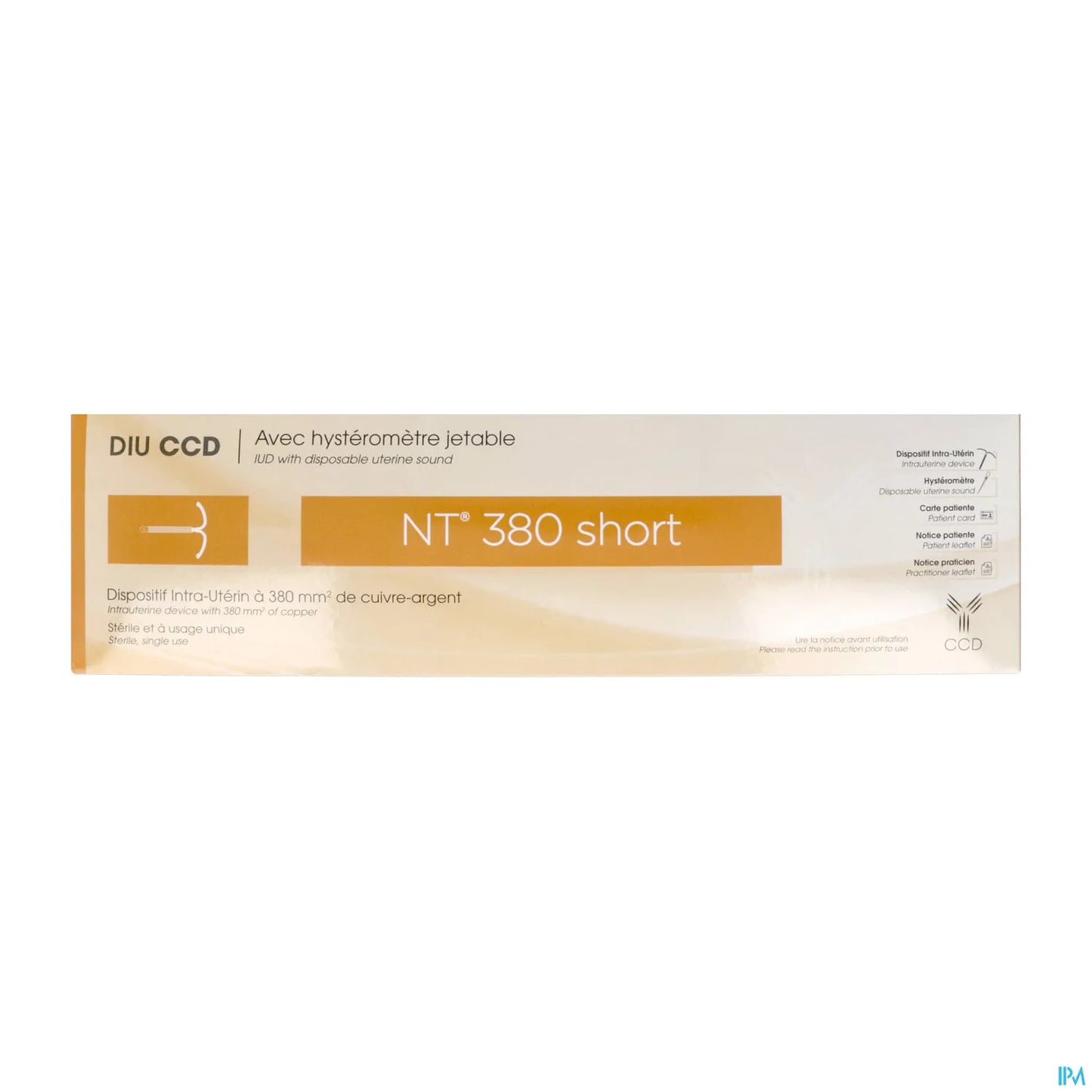 NT 380 Short Stérilet Cuivre Boîte de 1