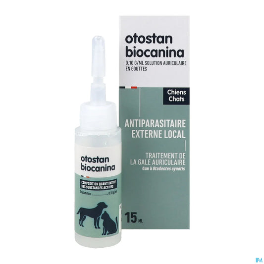 Biocanina Otostan Gouttes Auriculaires 15 mL