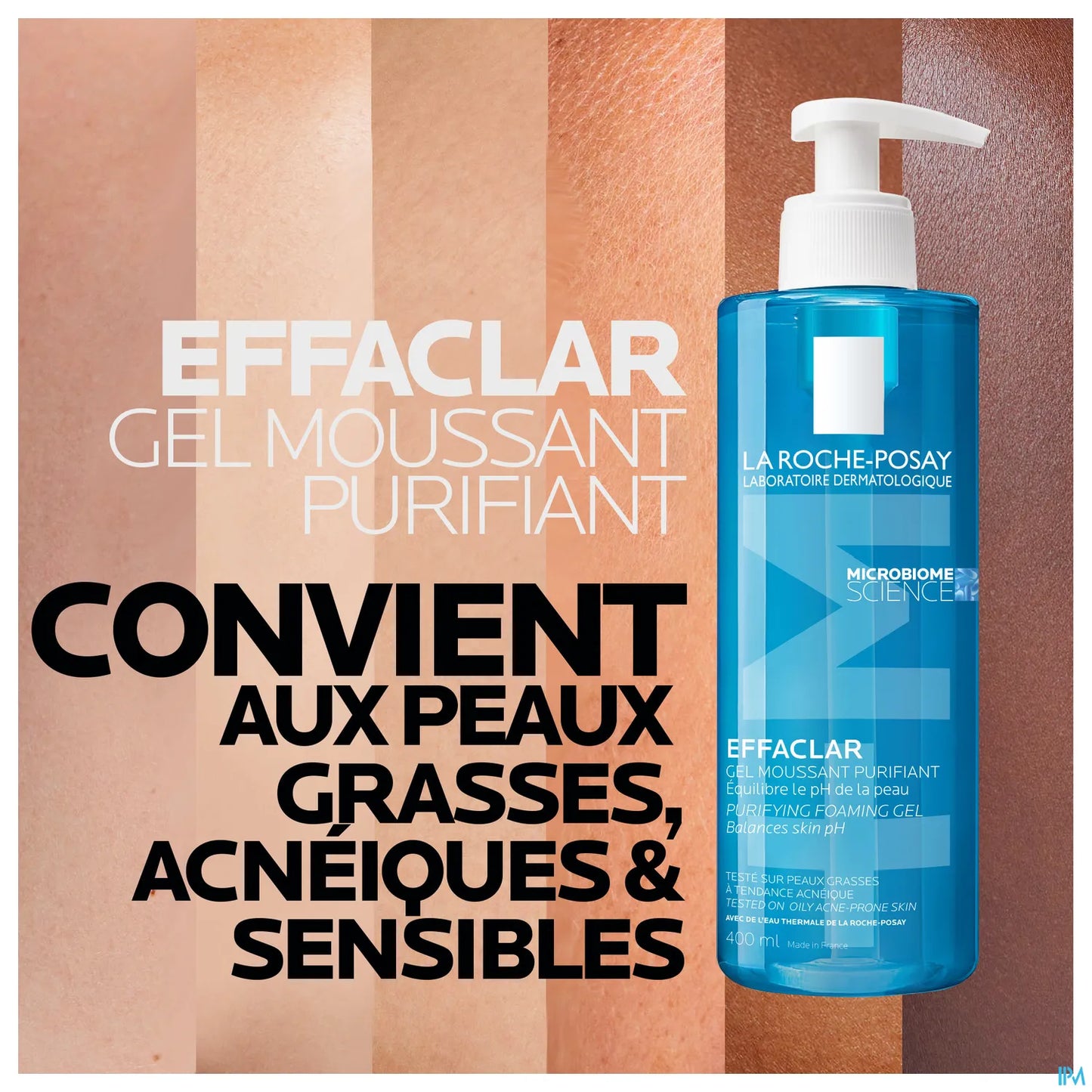 Effaclar Gel Moussant Peau Grasse Acnéique 400ml