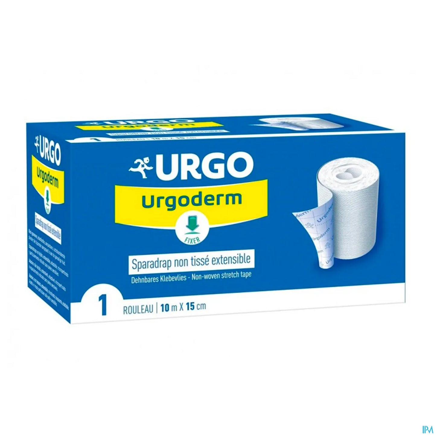 Sparadrap Non Tissé Extensible 10 m x 15 cm