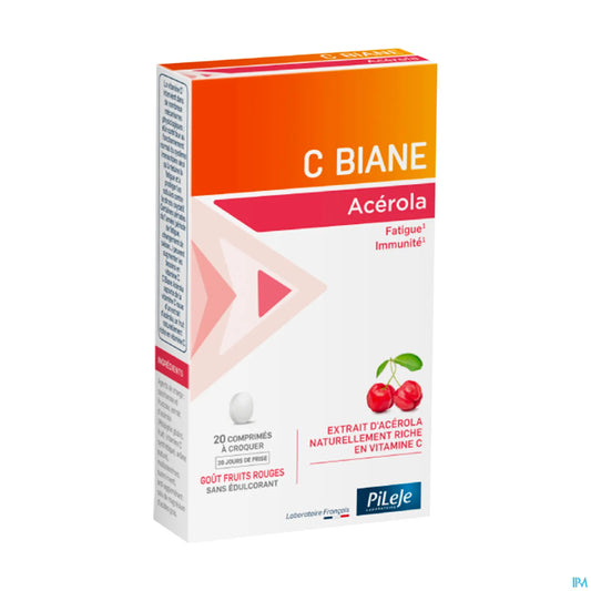 C Biane Acerola 20 Comprimés à Croquer