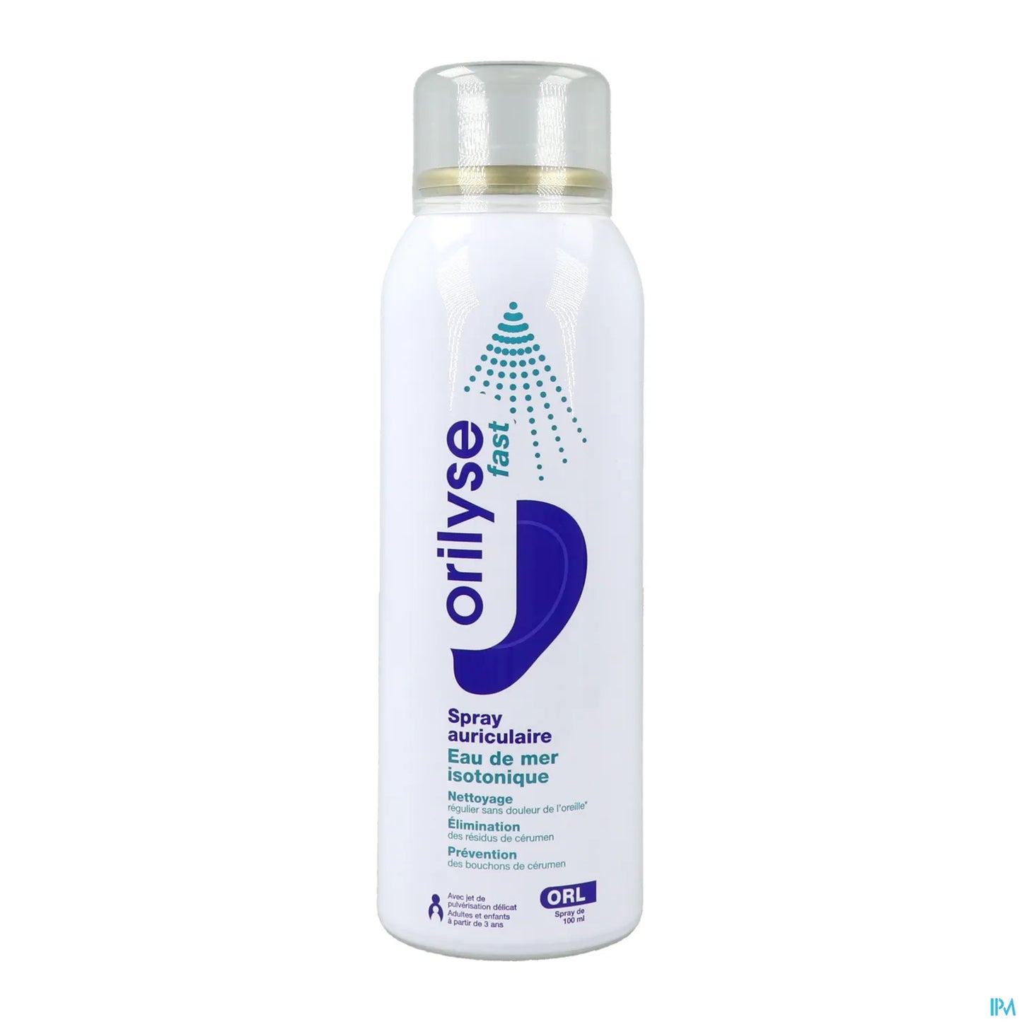 Orilyse Fast Spray Auriculaire Eau de Mer Isotonique 100ml