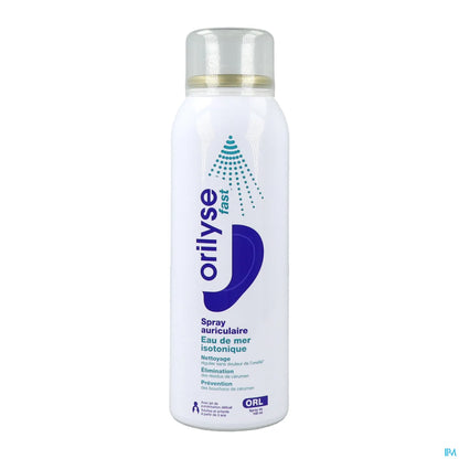 Orilyse Fast Spray Auriculaire Eau de Mer Isotonique 100ml