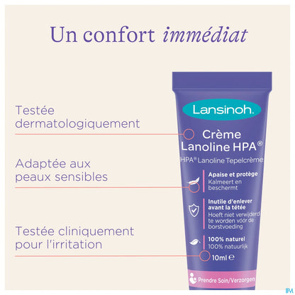 HPA Lanolin Crème Protectrice Calmante Allaitement 40ml