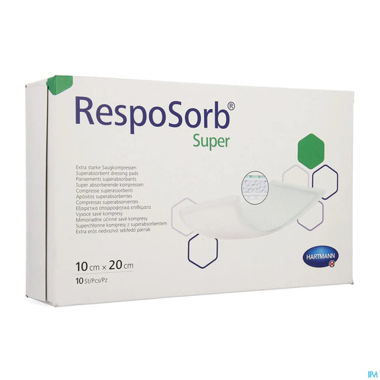 RespoSorb Super Pansement 10x20 cm Boîte de 10