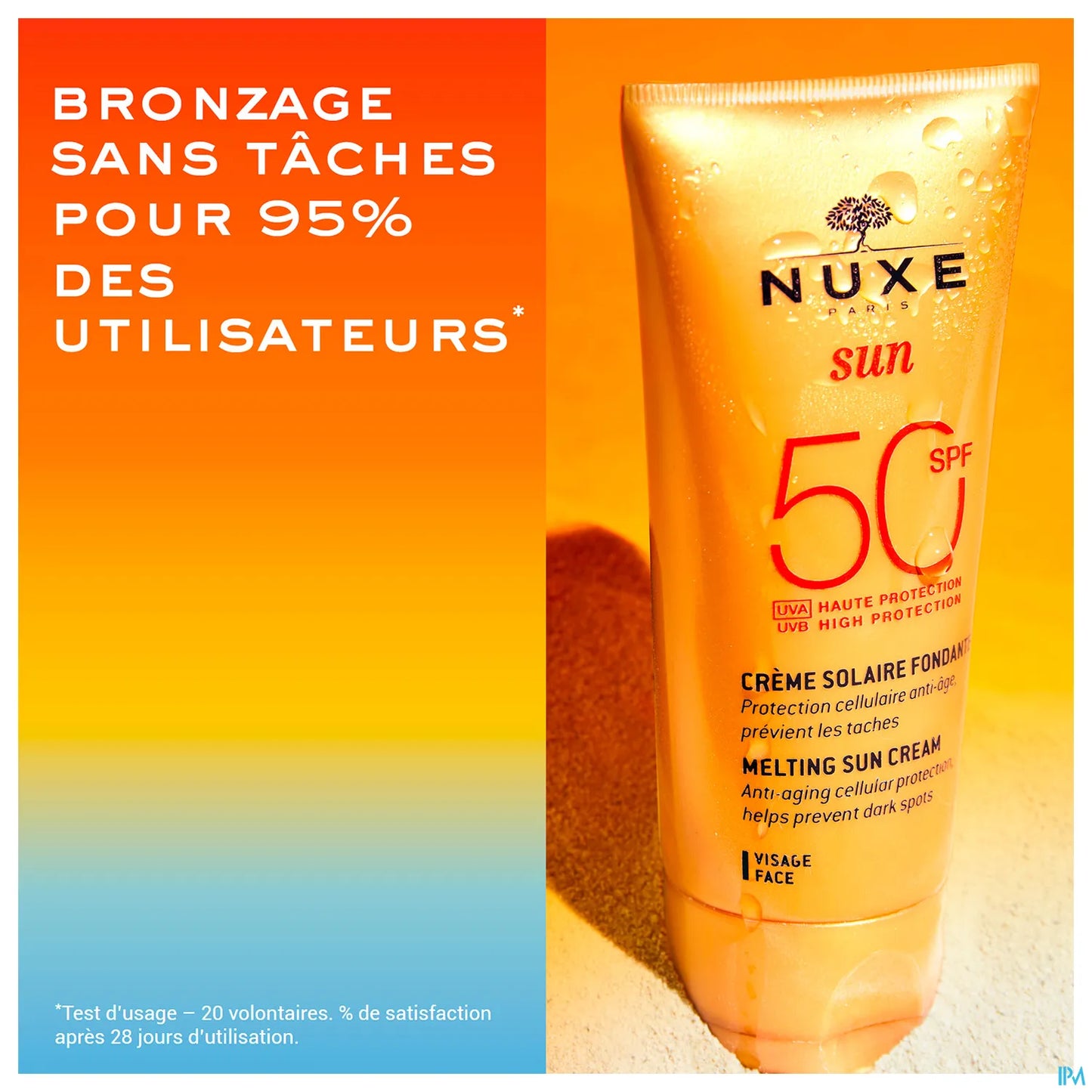 Sun Crème Solaire Fondante Visage SPF50 50 ml