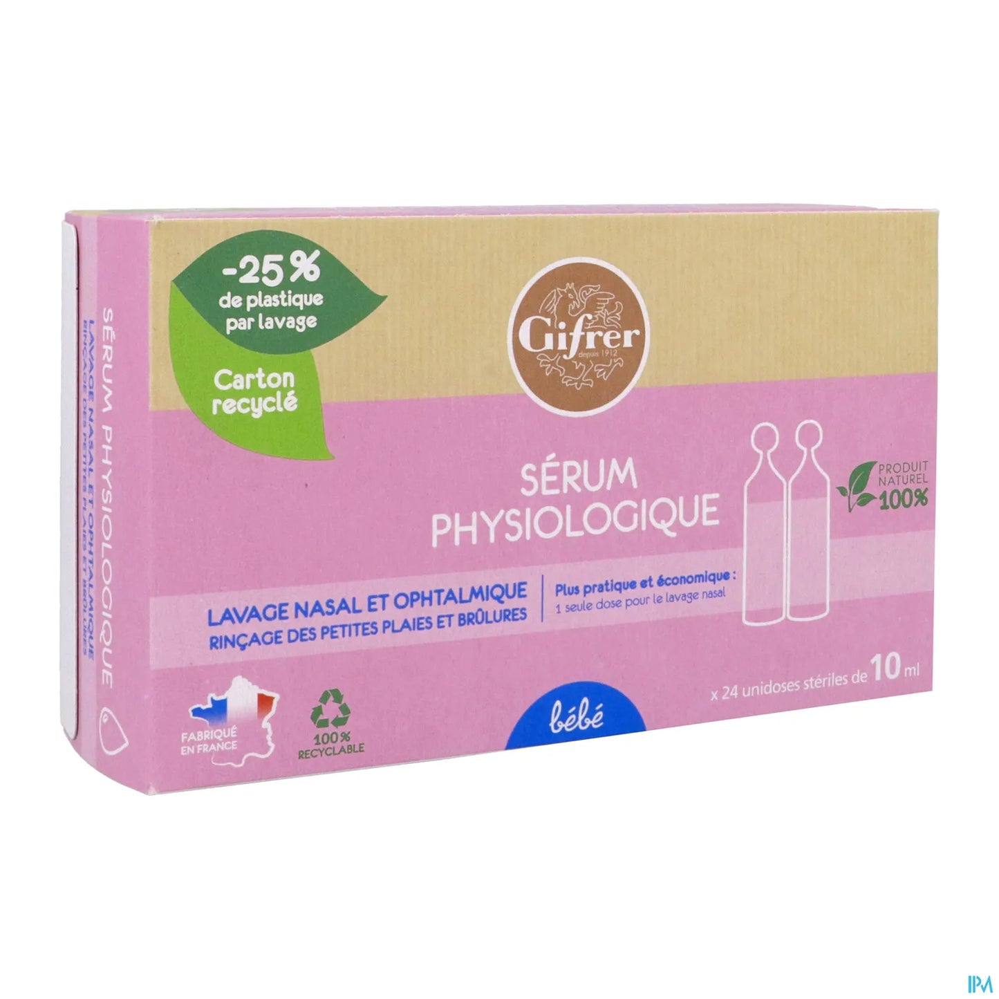 Sérum Physiologique 24 Unidoses 10ml