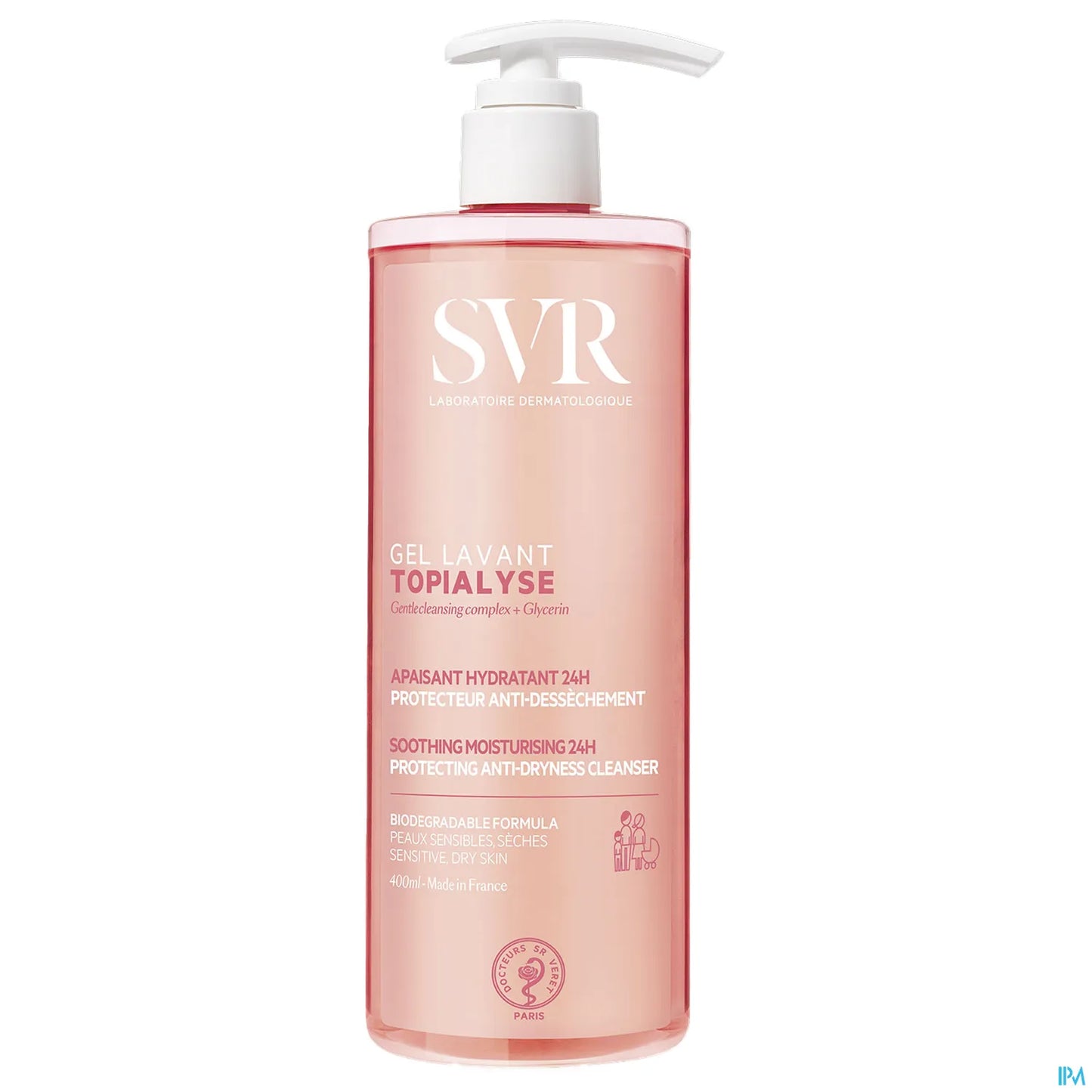 SVR Topialyse Gel Lavant 400 mL