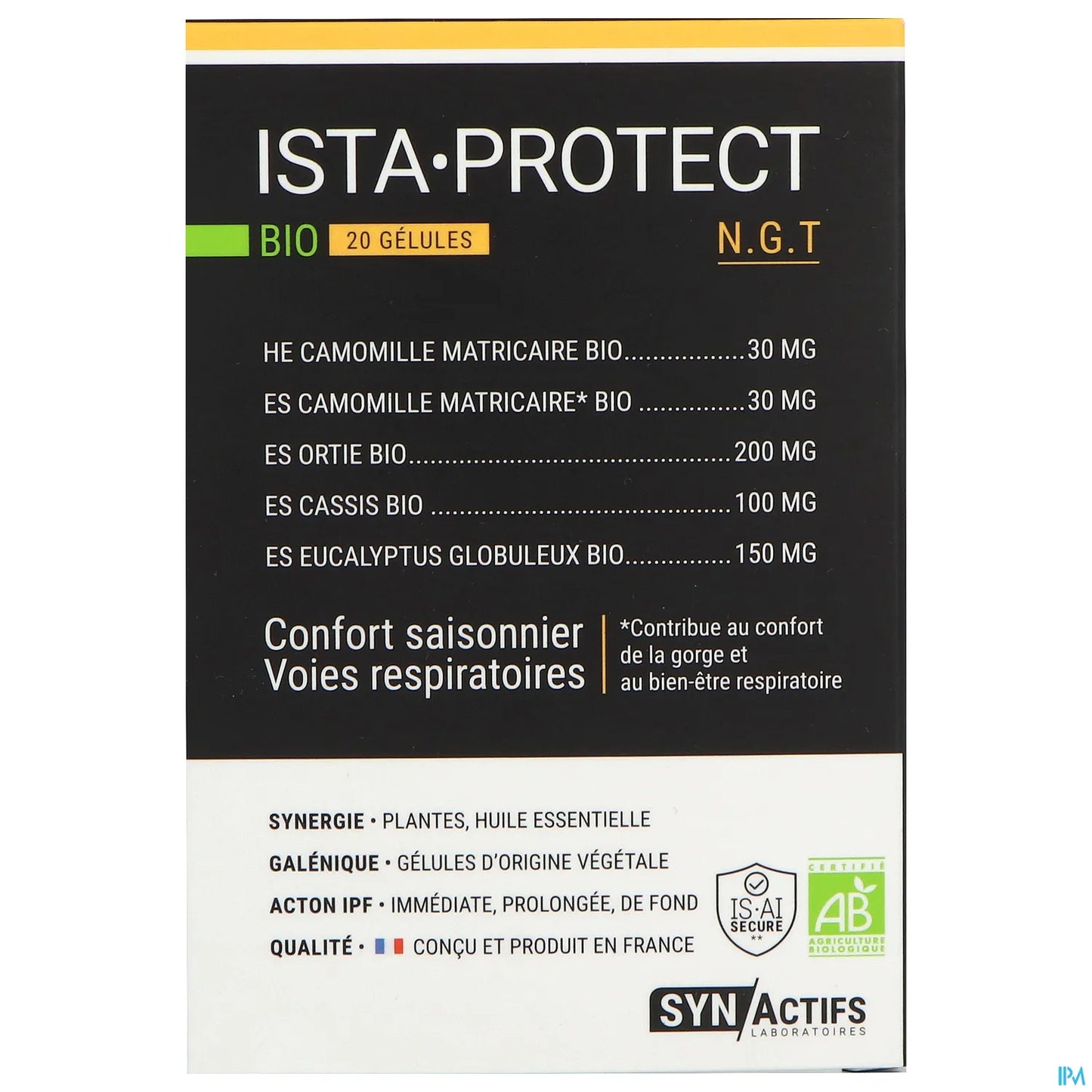 Synactifs IstaProtect Bio 20 Capsule