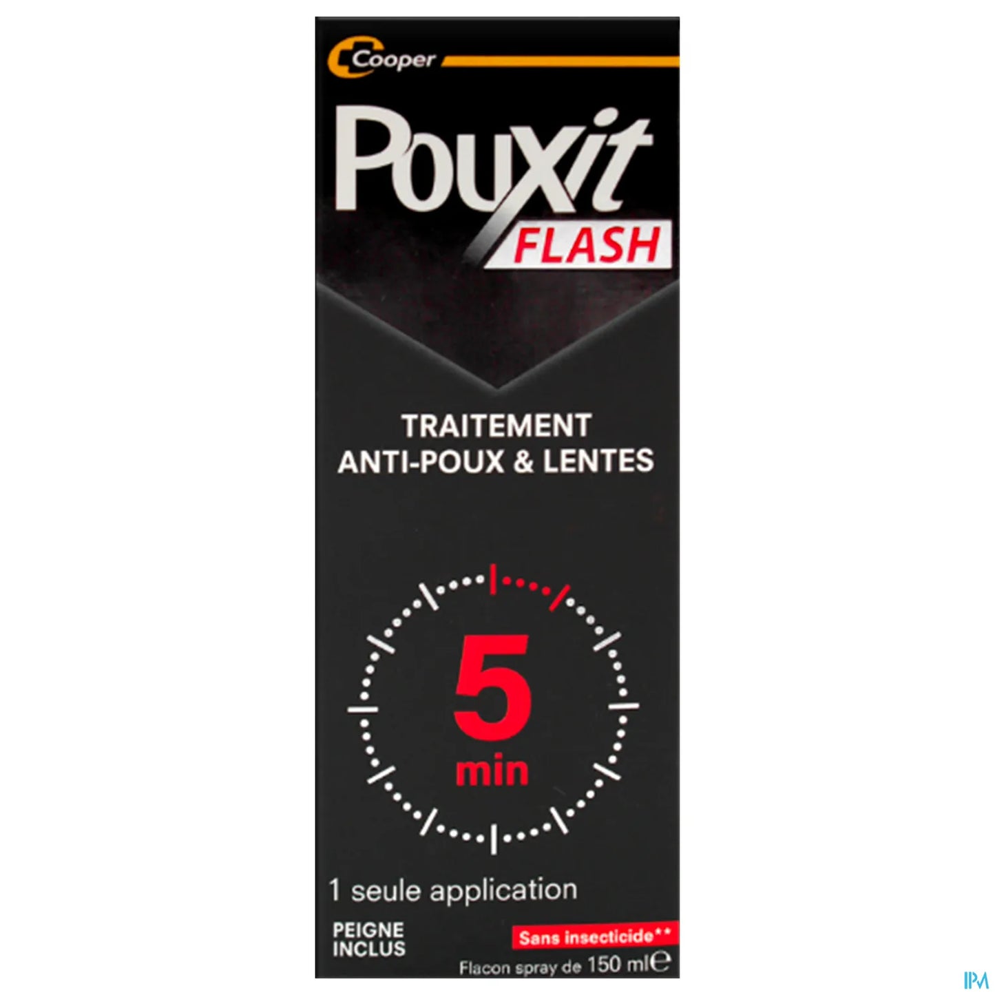 Pouxit Flash Traitement Anti-Poux et Lentes 2x150ml