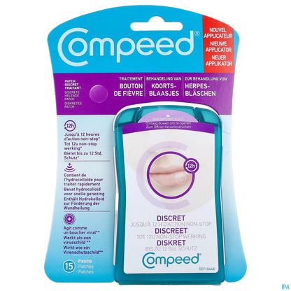 Discreet Cold Sore Treatment Patch 15 Patches