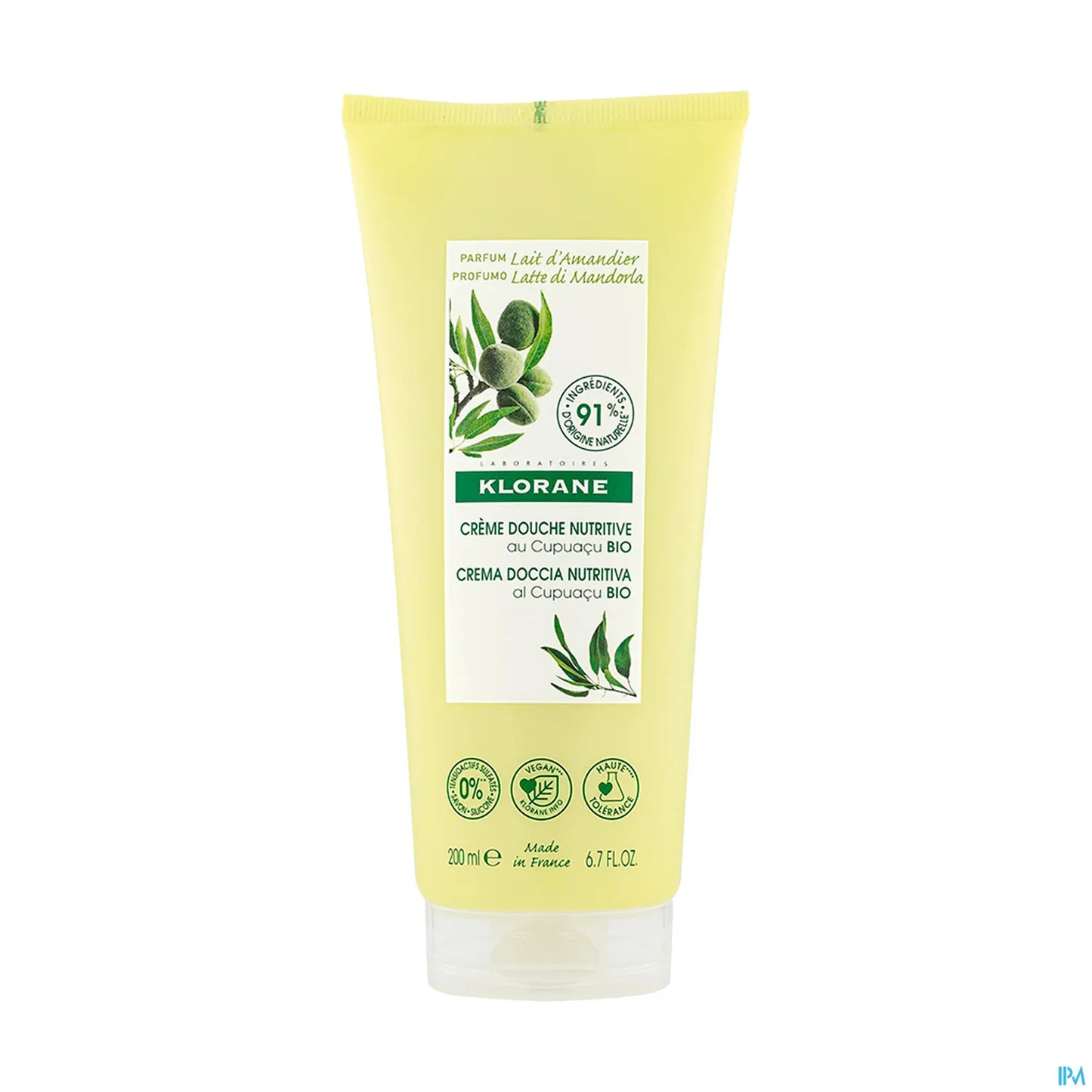 Crème Douche Lait d'Amandier 200ml