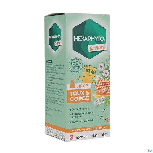 Hexaphyto Enfant Cough Throat Syrup 150 ml