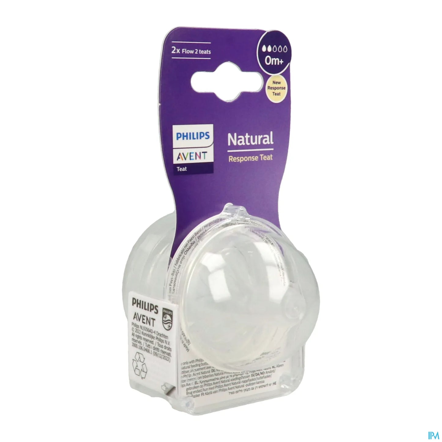 Philips Avent Natural Response Tétine Silicone T2 X2