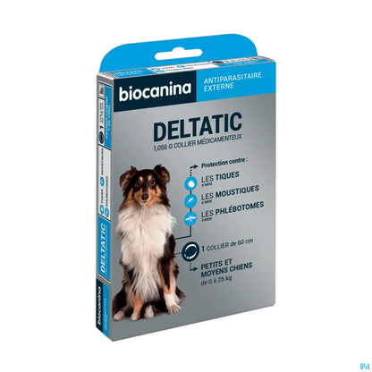 Collare antiparassitario Deltatic per cani di piccola e media taglia 60 cm