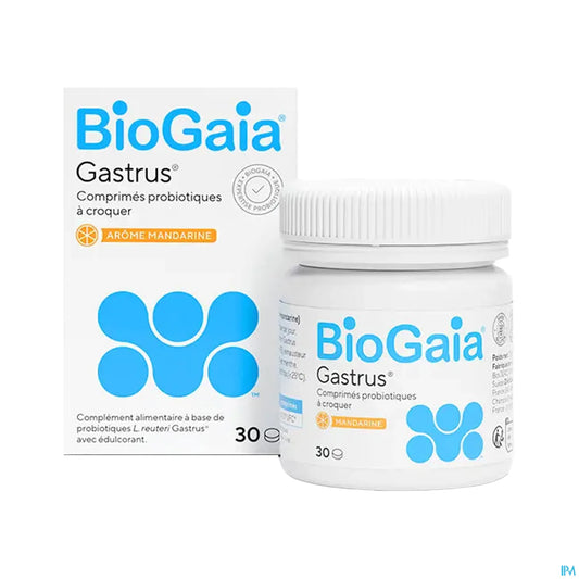 Biogaia Gastrus Mandarine Comprimés à Croquer 30 unités