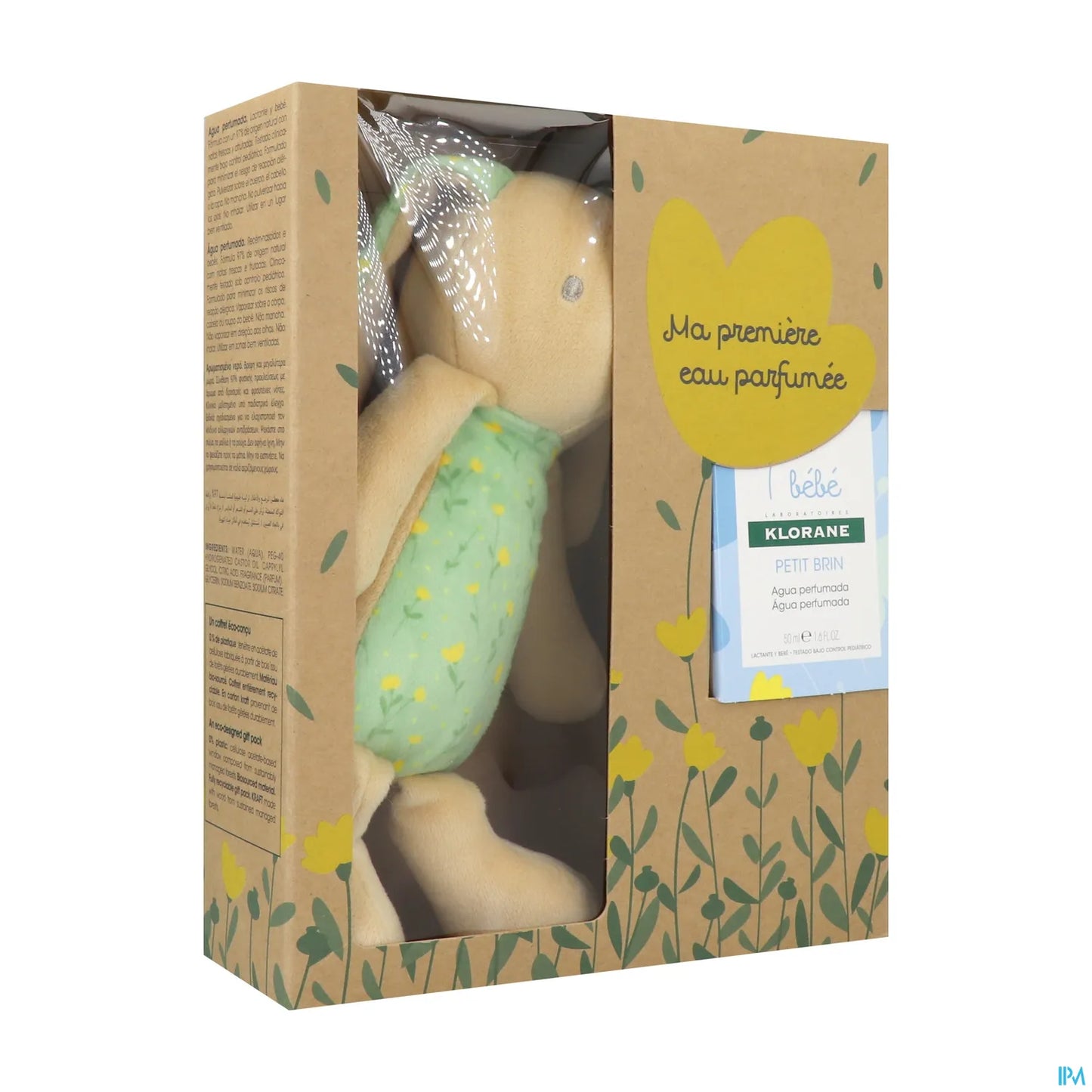 Bébé Coffret Petit Brin Eau Parfumée 50ml + Peluche