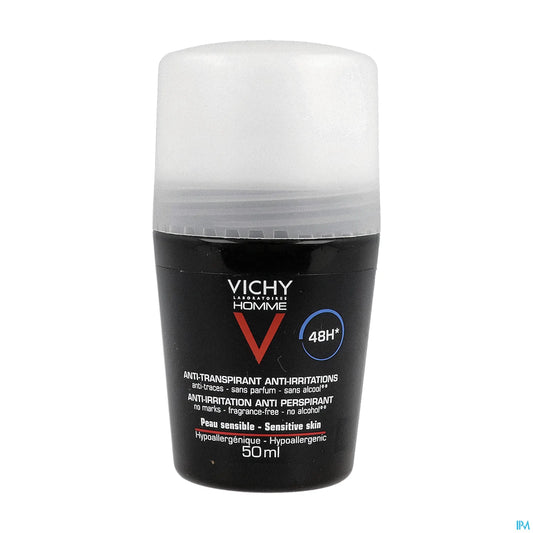Vichy Homme Déodorant Bille Anti Traces 48 h 50 mL
