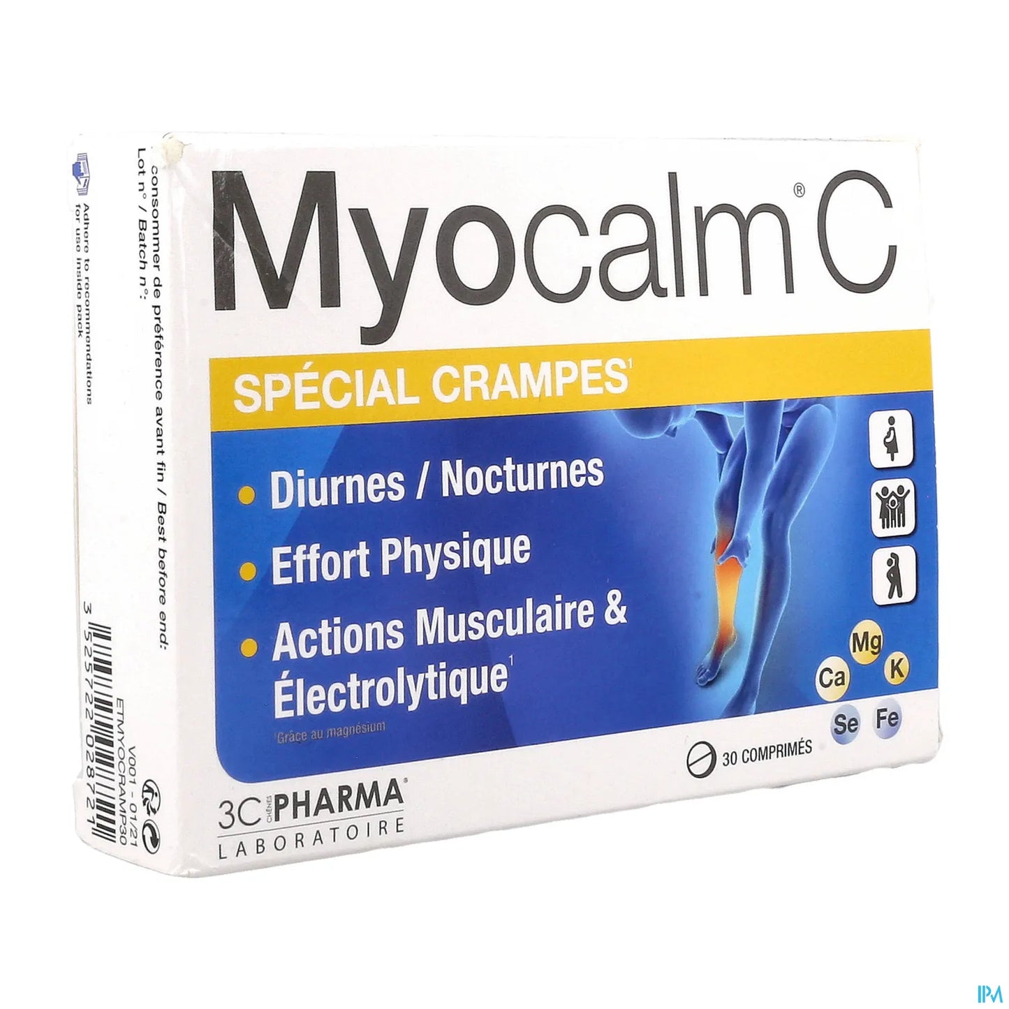 Myocalm C Spécial Crampes 30 Comprimés