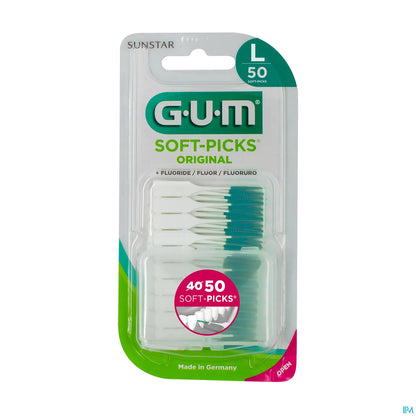GUM Soft Picks Original Large Interdental Stick 50 Units