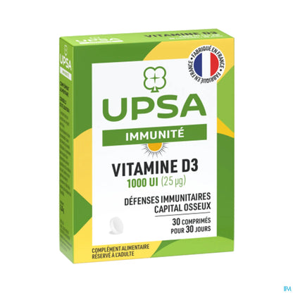 Vitamine D3 1000 UI 30 Comprimés