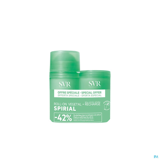 SVR Spirial Végétal Déodorant Roll On Recharge 50 mL