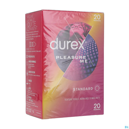 Pleasure Me 20 Préservatifs Lubrifiés Ultra Perlés
