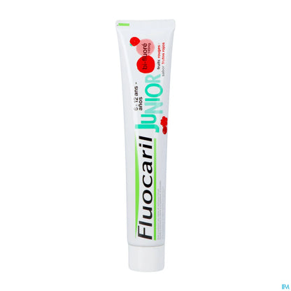 Junior 6 à 12 Ans Gel Dentifrice Fruits Rouges 75ml