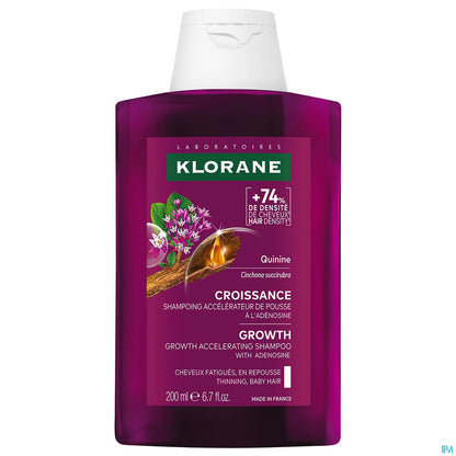 Klorane Shampoing Croissance à la Quinine 200 mL