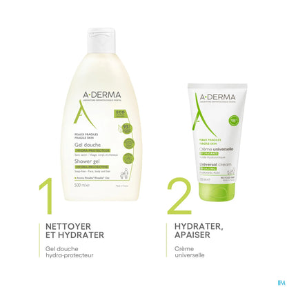 Exomega Control Gel Moussant Émollient Anti-Grattage 500ml