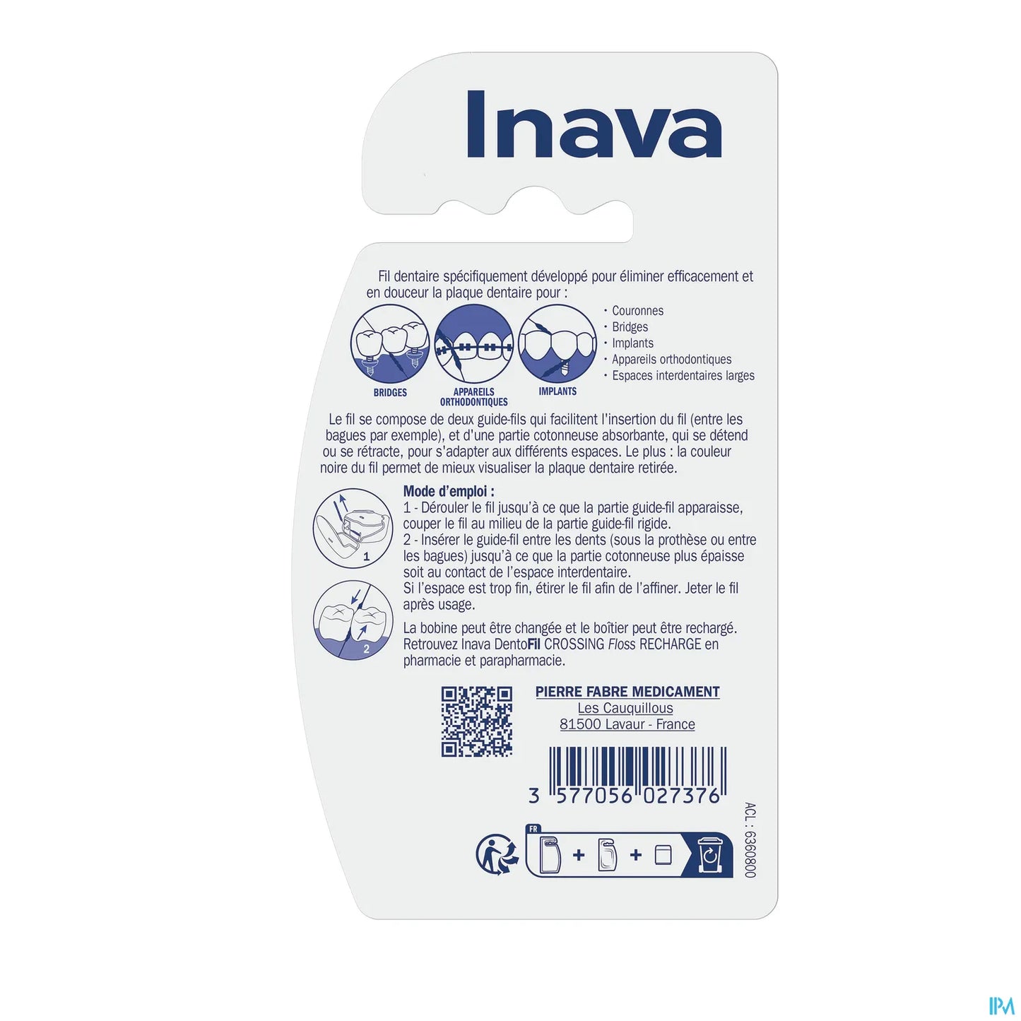 Dentofil Crossing Floss x30