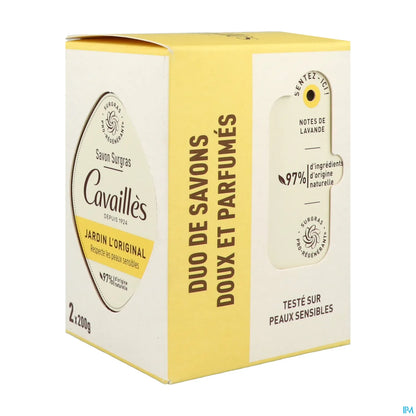 Cavaillès Savon Surgras Jardin l'Original 2 x 200 g