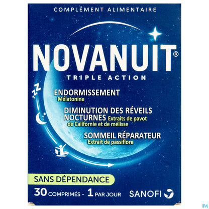 Sanofi Novanuit Triple Action 30 Comprimés