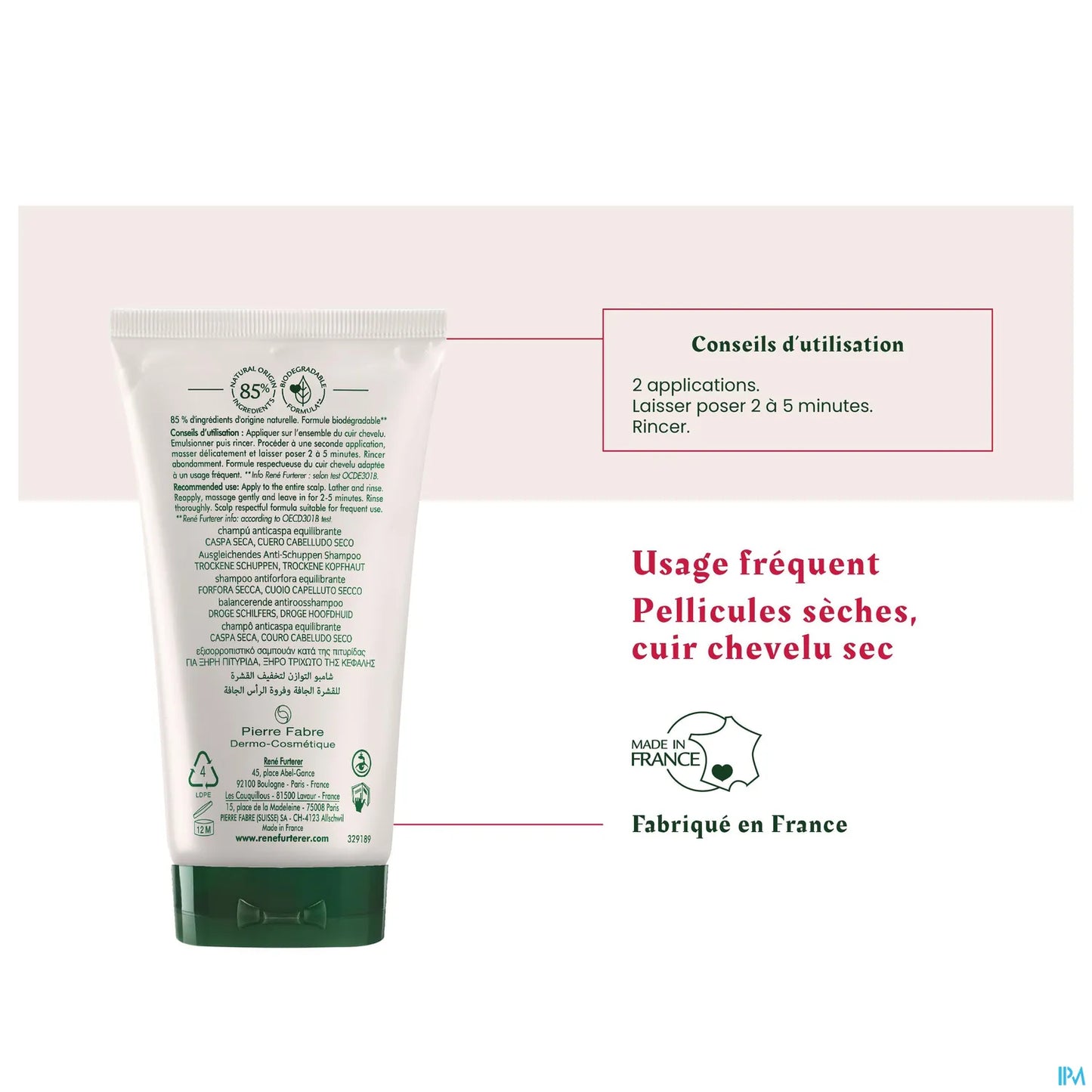 Neopur Shampooing Equilibrant Pellicules Sèches 150ML