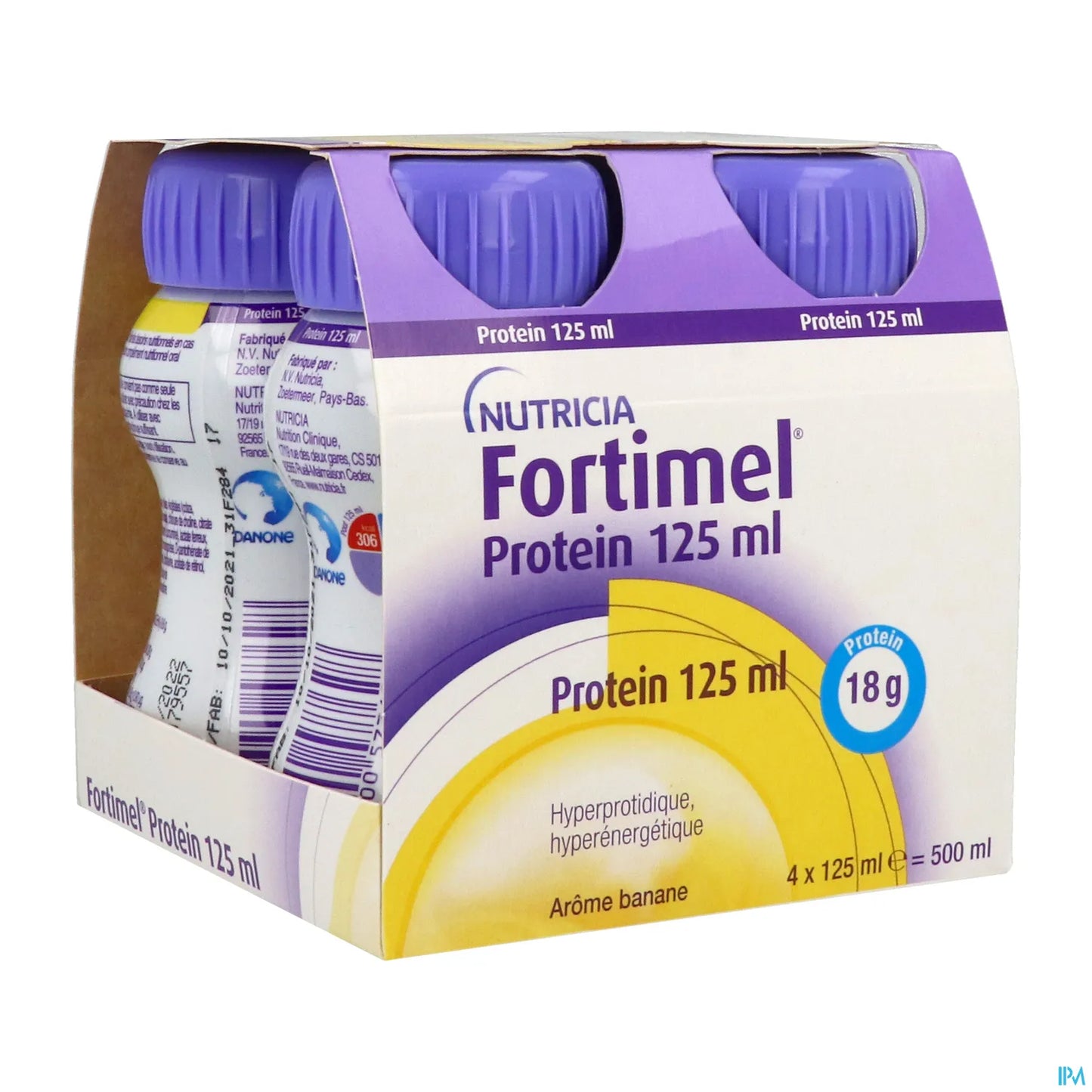 Fortimel Protein 2,4 kcal Banane 125 mL x4