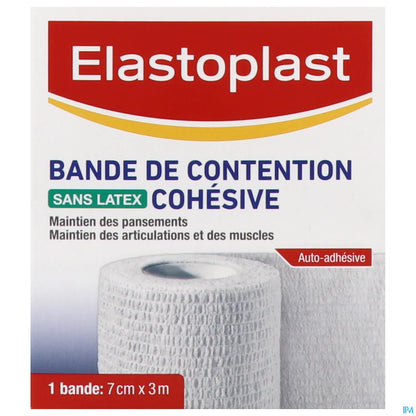 Bande de Contention Cohésive Blanc 3m x 7cm